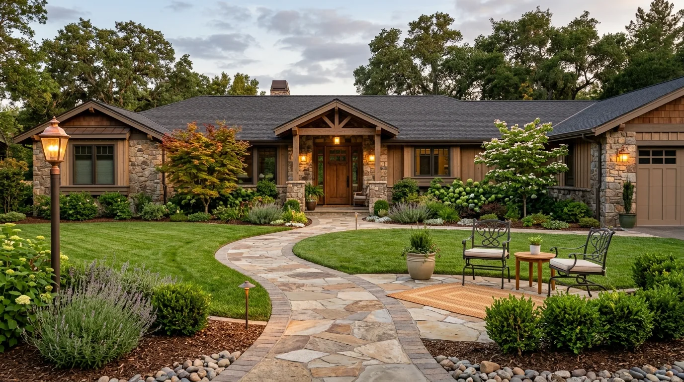 Driveway and House Planting Connection